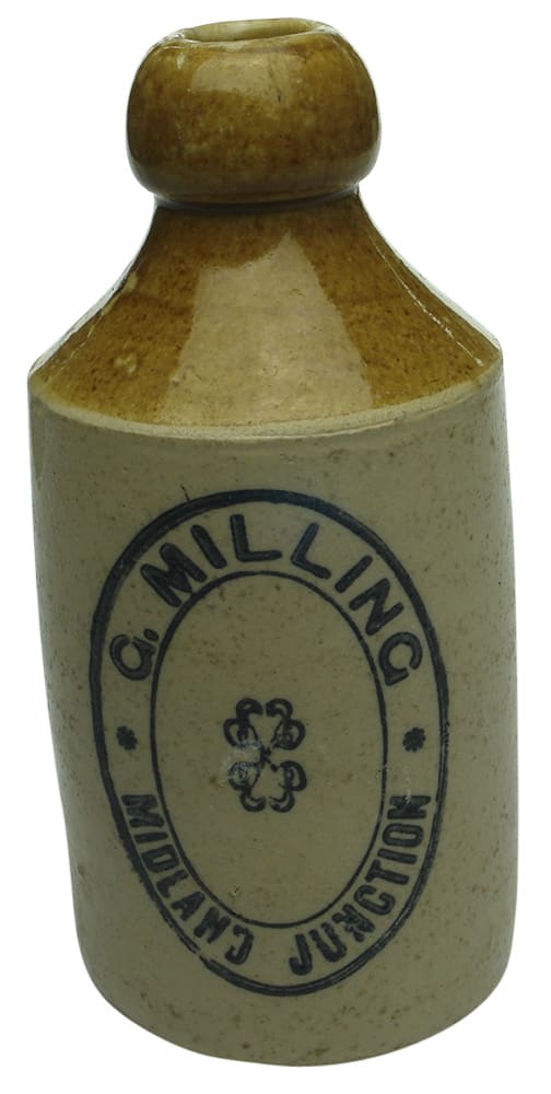 Milling Midland Junction Stoneware Bottle