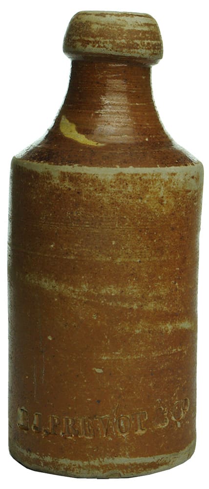 Prevot Impressed Stoneware Ginger Beer Bottle