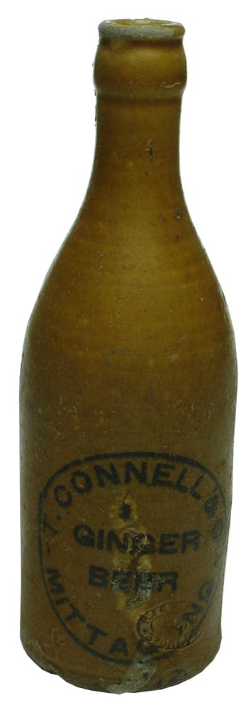 Connell Ginger Beer Mittagong Stoneware Bottle