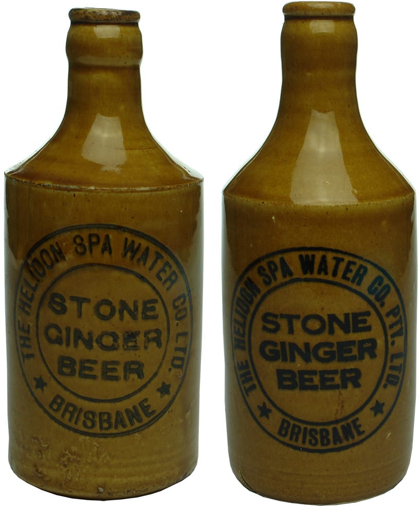 Collection Stoneware Ginger Beer Bottles