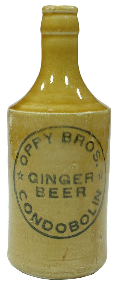 Oppy Bros Ginger Beer Condobolin Bottle