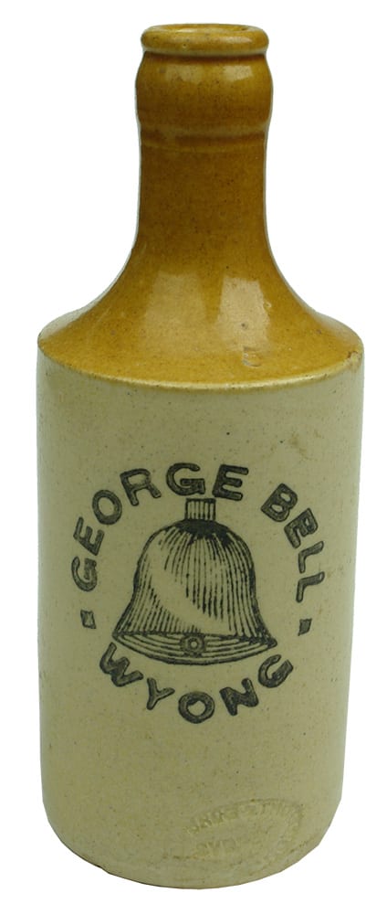 George Bell Wyong Stone Ginger Beer Bottle