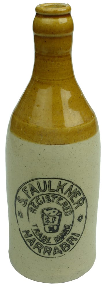 Faulkner Narrabri Foaming Glass Stoneware Bottle