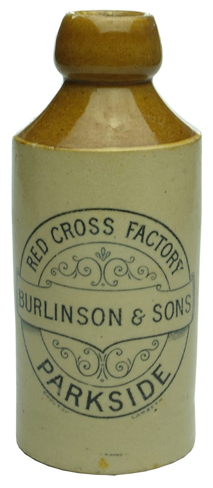 Red Cross Factory Burlinson Parkside Stone Bottle