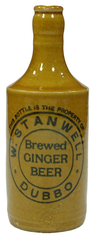 Stanwell Brewed Ginger Beer Dubbo Stone Bottle