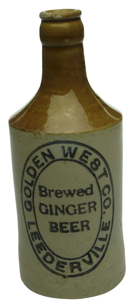 Golden West Brewed Ginger Beer Leederville Bottle