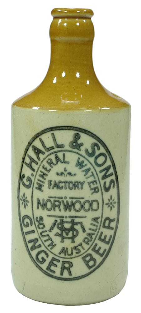 Hall Mineral Water Factory Norwood Ginger Beer