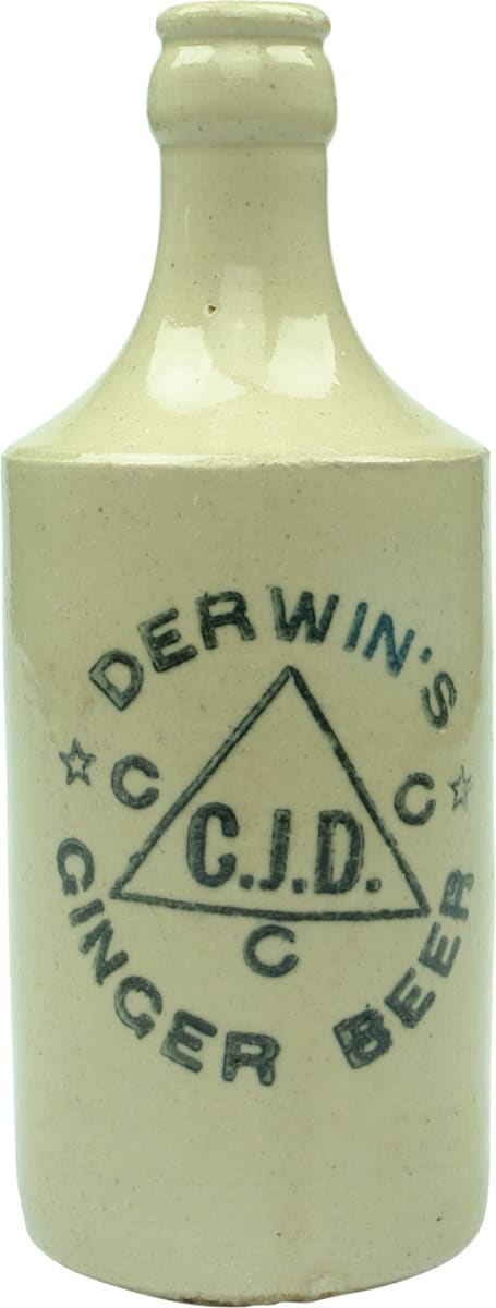 Derwin's Ginger Beer Stoneware Bottle