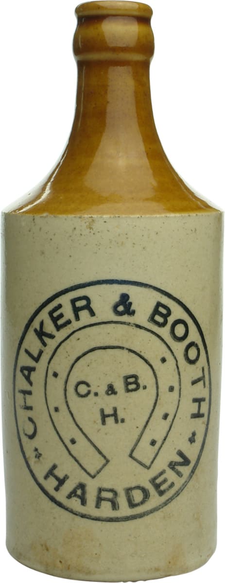 Chalker Booth Harden Stone Ginger Beer Bottle