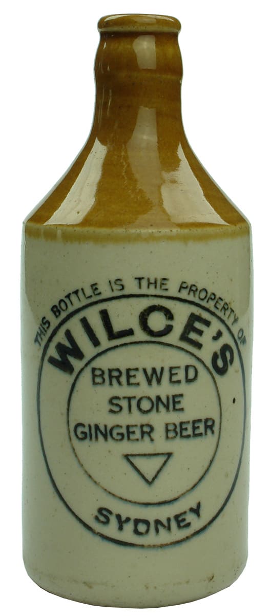 Wilce's Brewed Stone Ginger Beer Sydney Bottle