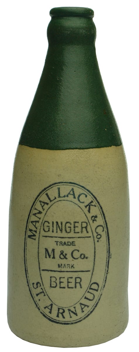 Manallack St Arnaud Ginger Beer Bottle