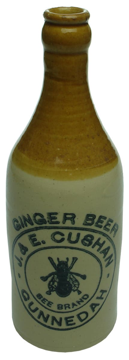 Cushan Gunnedah Ginger Beer Stoneware Bee Bottle