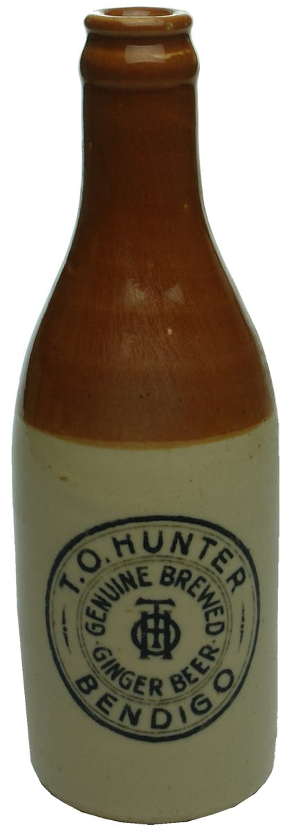 Hunter Bendigo Stone Ginger Beer Bottle