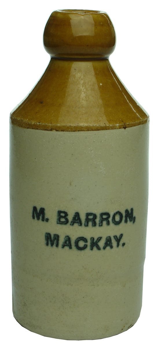 Barron Mackay Queensland Ginger Beer Bottle