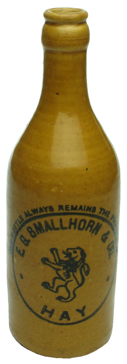 Smallhorn Hay Lion Ginger beer Bottle