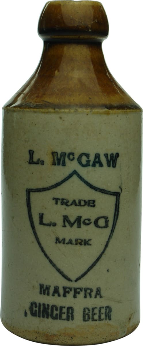 McGaw Maffra Stone Ginger Beer Bottle