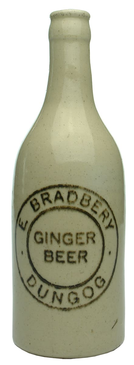 Bradbery Dungog Pottery Ginger Beer Bottle