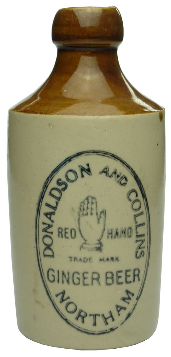 Donaldson Collins Northam Hand Ginger Beer Bottle