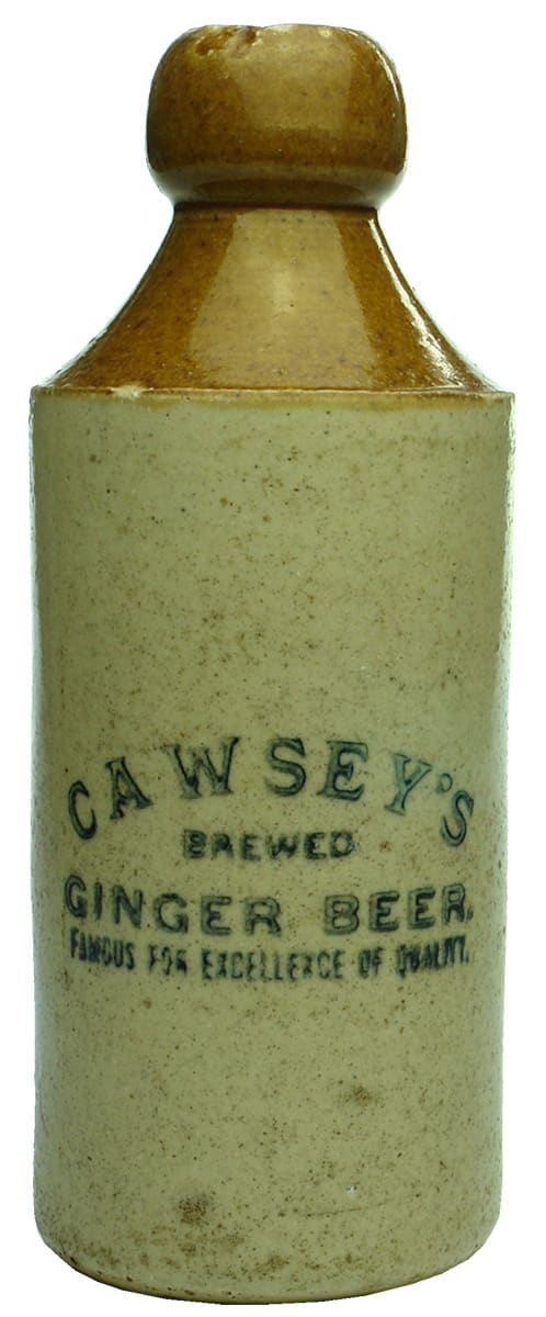 Cawsey's Brewed Ginger Beer Bottle