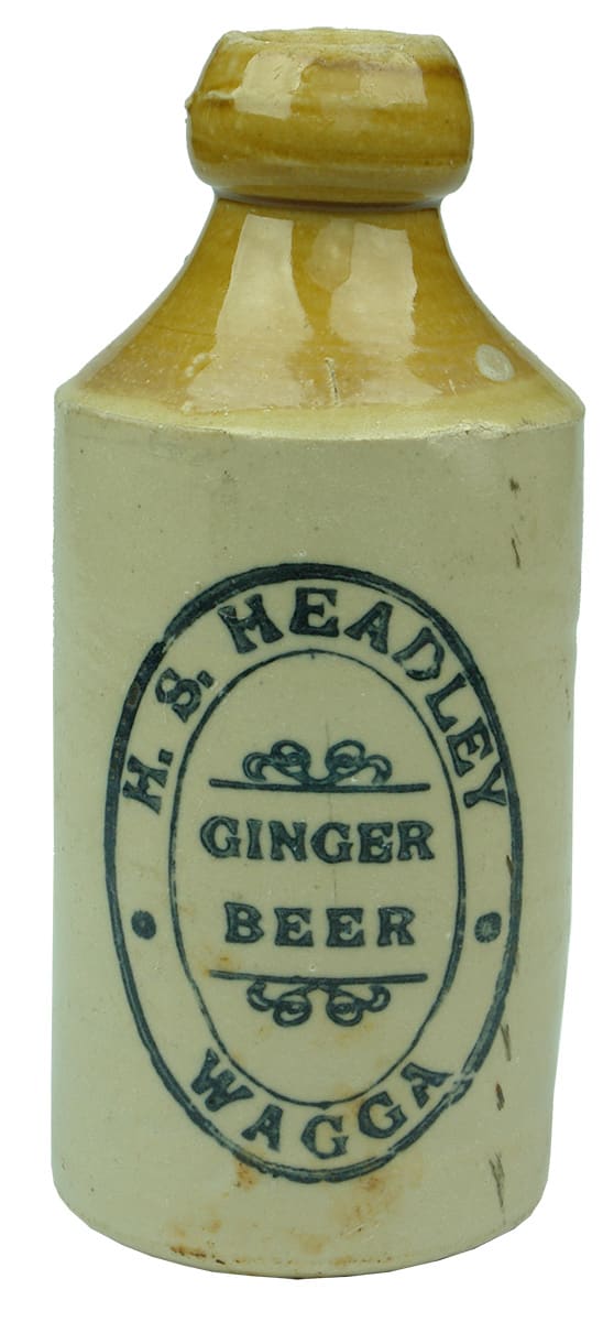 Headley Ginger Beer Wagga Bottle