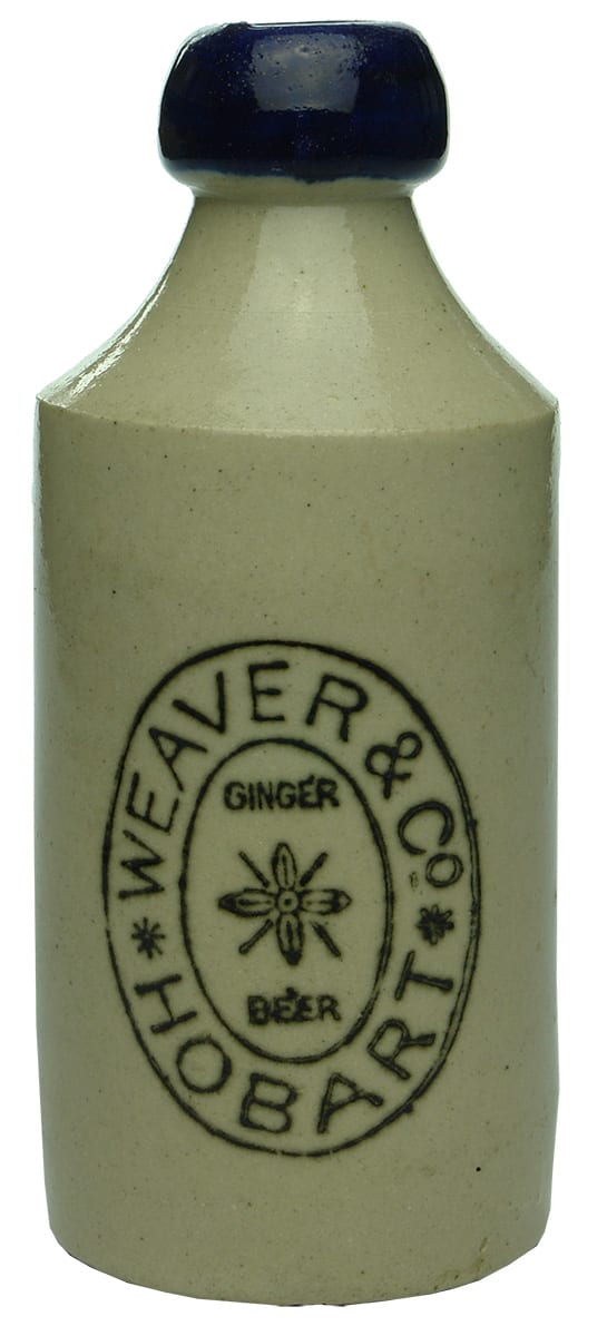 Weaver Hobart Stoneware Ginger Beer Bottle