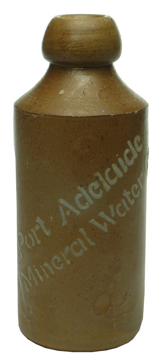 Port Adelaide Mineral Waters Ginger Beer Bottle