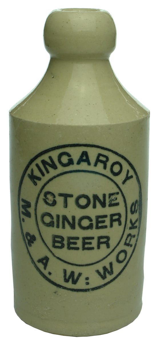 Kingaroy Stone Ginger Beer Antique Bottle