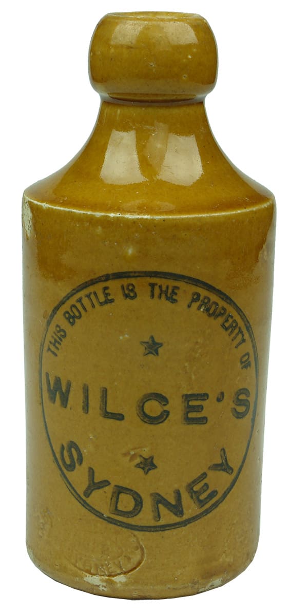 Wilce's Sydney Stone Ginger Beer Bottle