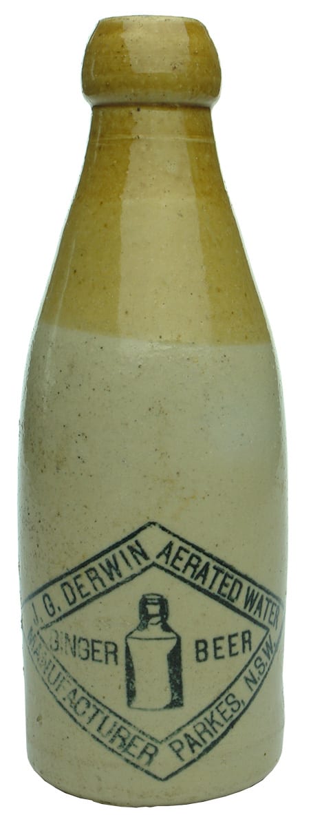 Derwin Parkes Stone Ginger Beer Bottle