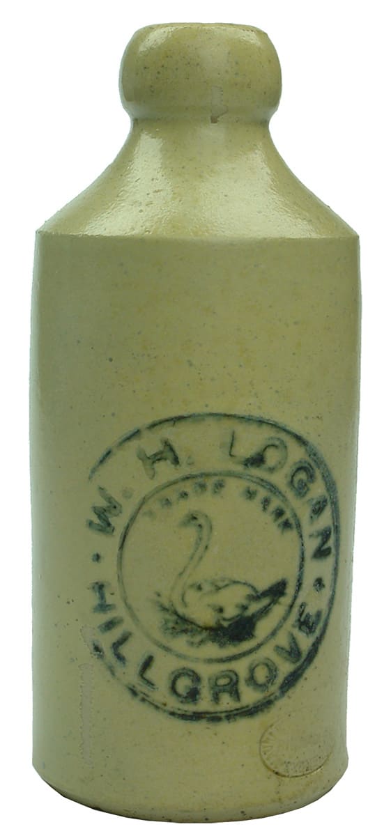 Logan Hillgrove Swan Stone Ginger Beer Bottle