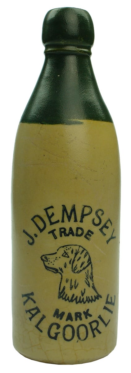 Dempsey Kalgoorlie Dog Ginger Beer Bottle