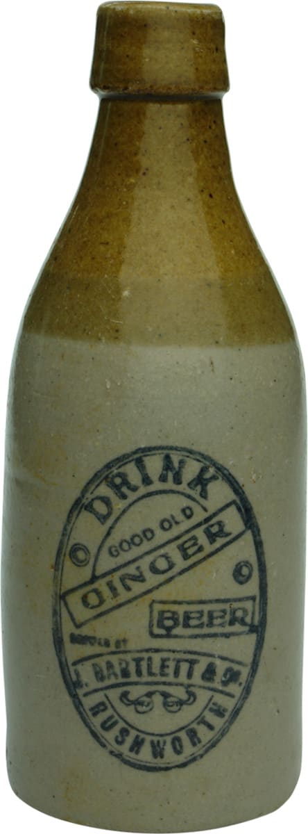 Bartlett Rushworth Stone GInger Beer Bottle