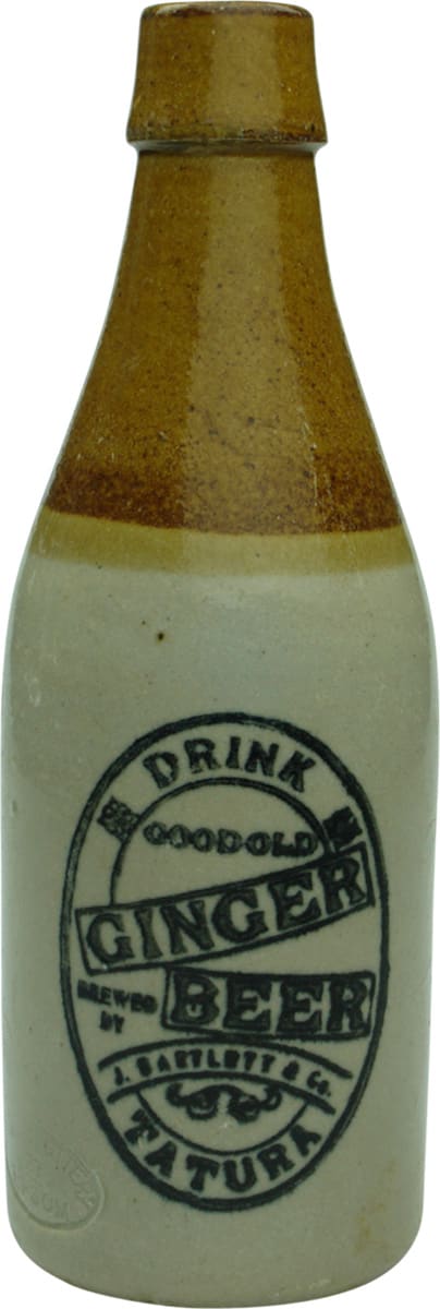 Bartlett Tatura Ginger Beer Vintage Bottle