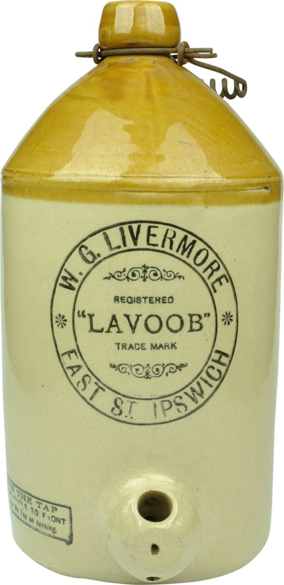 Livermore Lavoob Ipswich Stoneware Demijohn