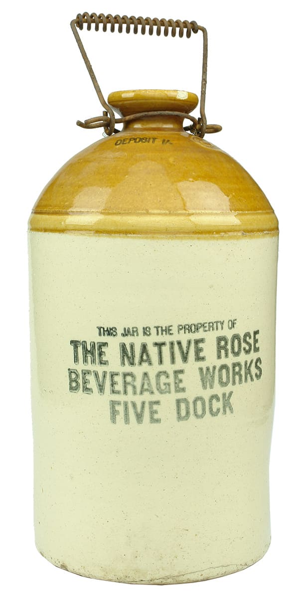 Native Rose Beverage Works Five Dock Demijohn