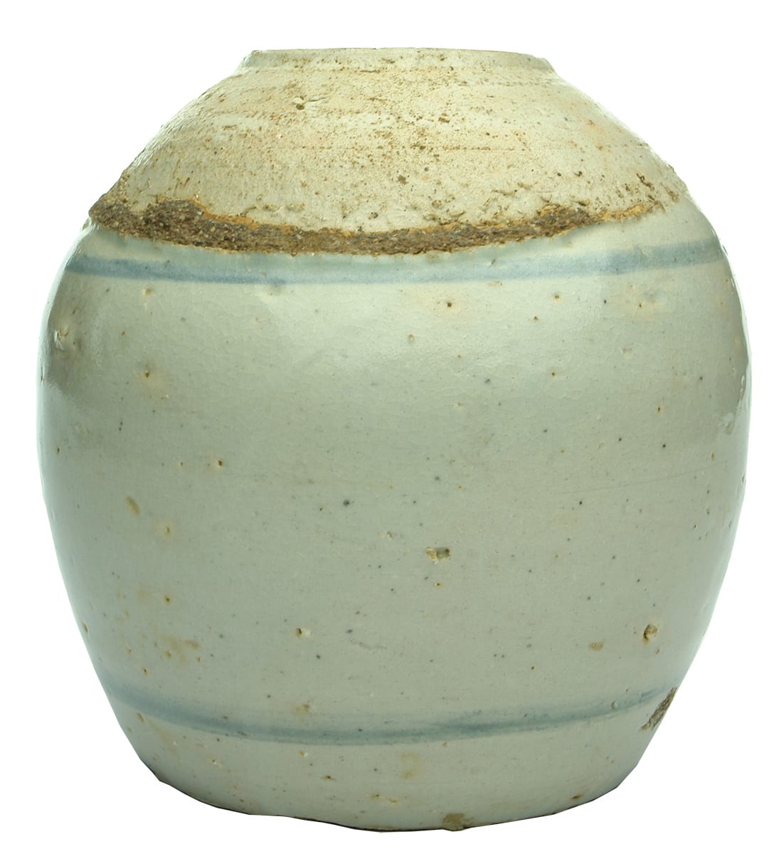 Antique Chinese Pottery Ginger Jar