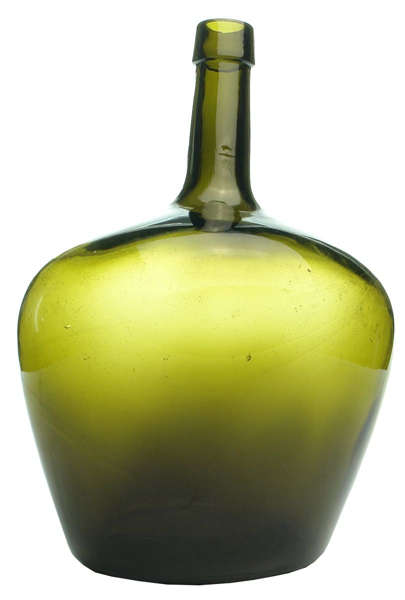 Carboy Demijohn Black Glass Bottle