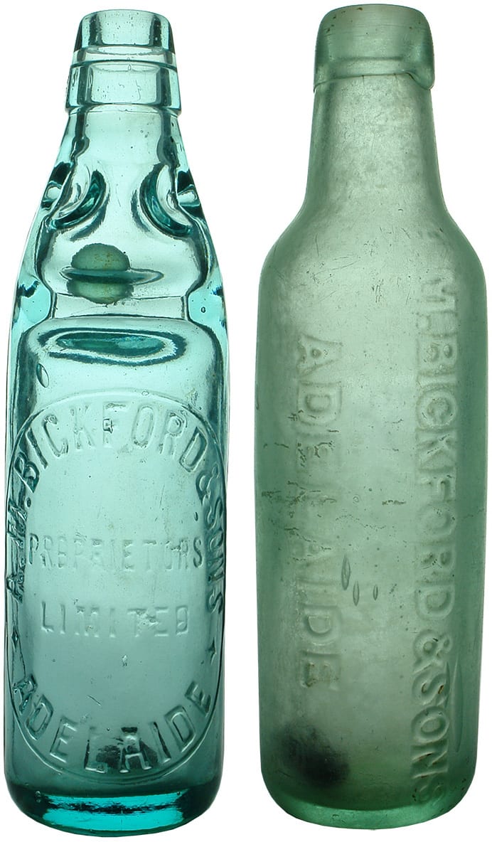 Collection Antique Aerated Water Bottles