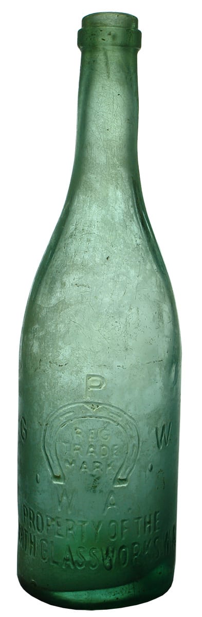 Perth Glassworks Antique Beer Bottle