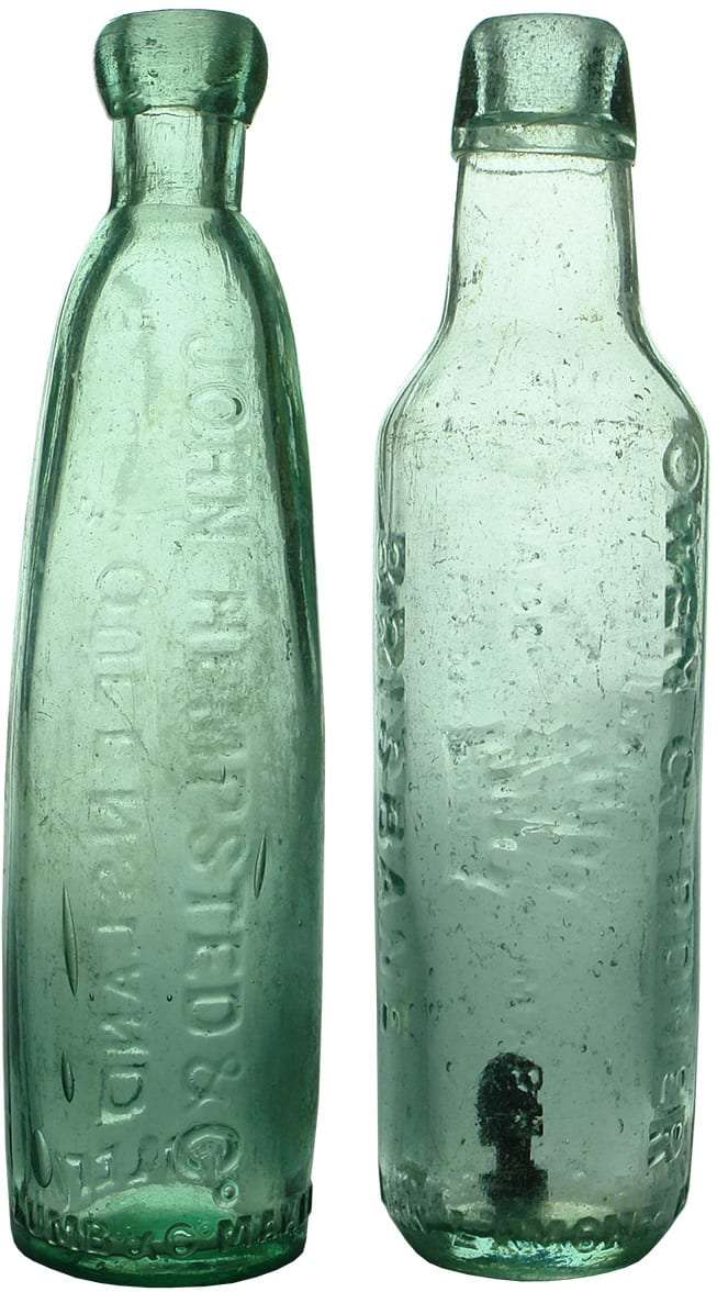 Collection Antique Aerated Water Bottles