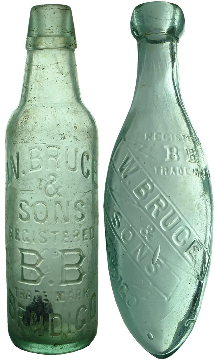 Collection Antique Aerated Water Bottles