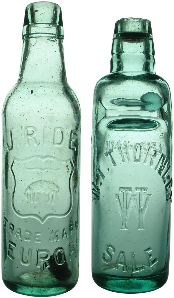 Collection Antique Aerated Water Bottles