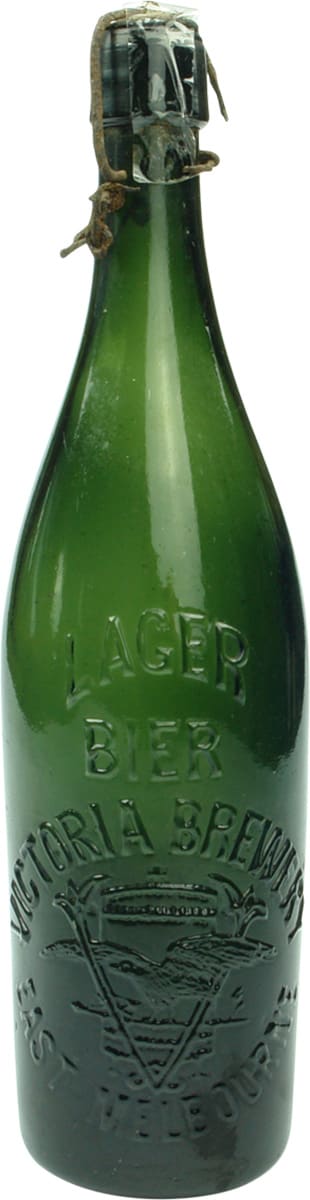 Victoria Brewery East Melbourne Lager Bier Bottle