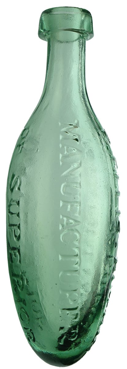 Ellis Ruthin Antique Torpedo Soda Water Bottle