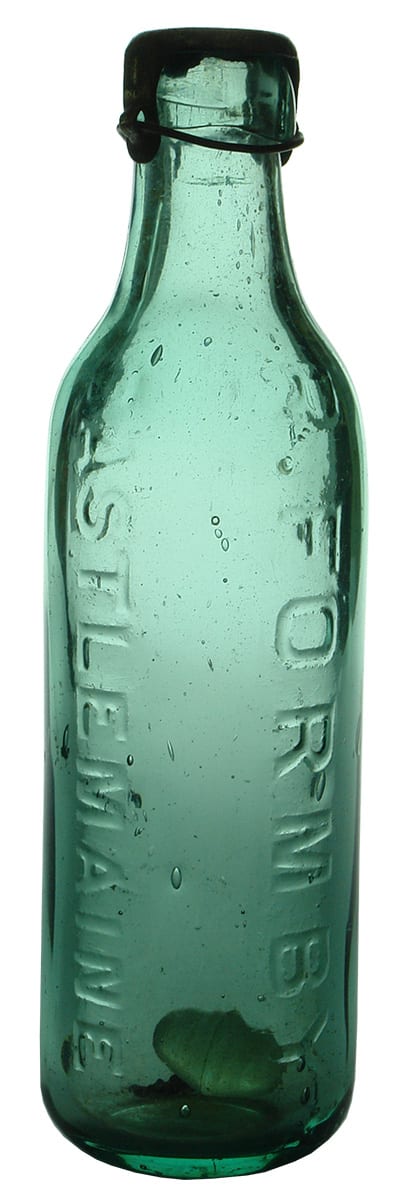 Formby Castlemaine Horners Patent Bottle
