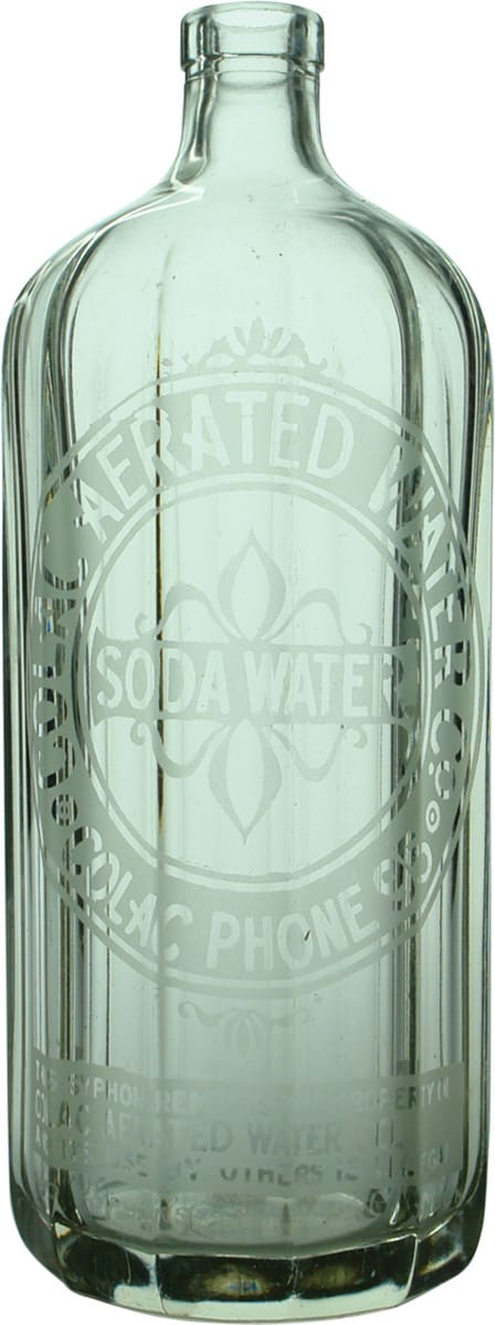 Colac Aerated Water Vintage Soda Syphon
