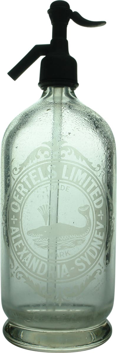 Oertel's Sydney Whale Vintage Soda Syphon