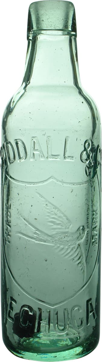 Siddall Echuca Swallow Antique Soft Drink Bottle