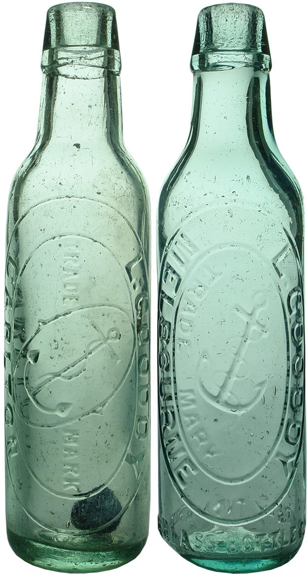 Collection Lamont Patent Antique Bottles
