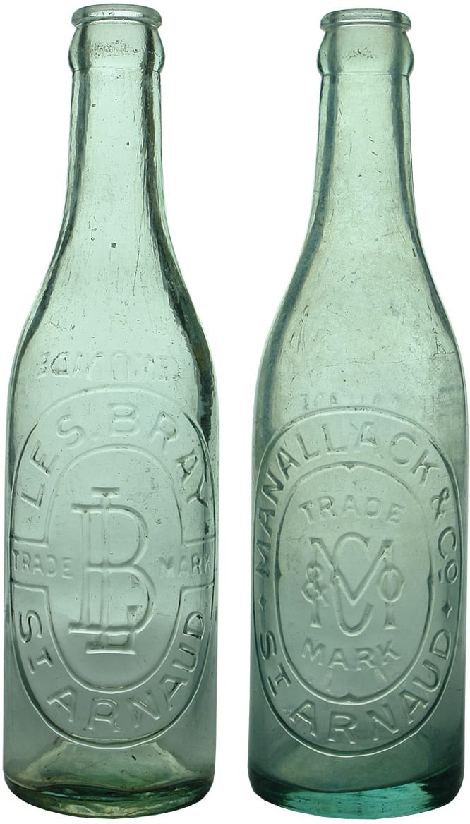 Collection Vintage Crown Seal Soft Drink Bottles